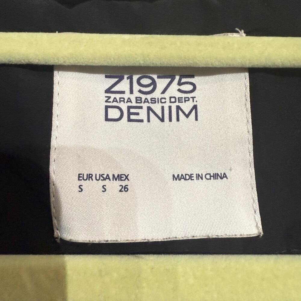 Zara Basic Dept Black Long Hooded Windbreaker Jac… - image 6